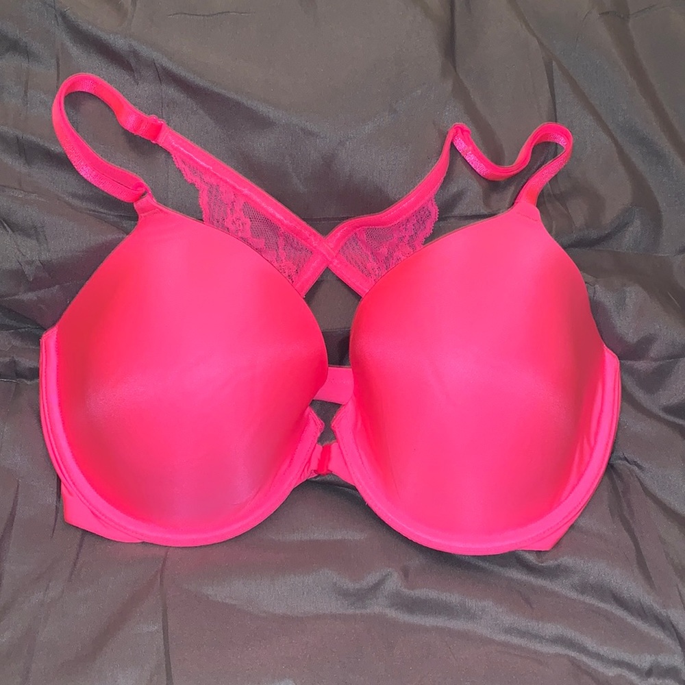 Bright Pink Lined Perfect Coverage VS Bra